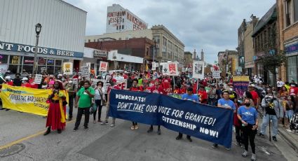 Un día sin latinos: Migrantes marcharon a Milwaukee para exigir reforma migratoria (VIDEO)