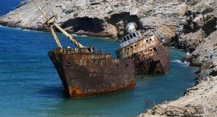 Barcos hundidos reaparecen después de décadas, tras actividad volcánica en Japón