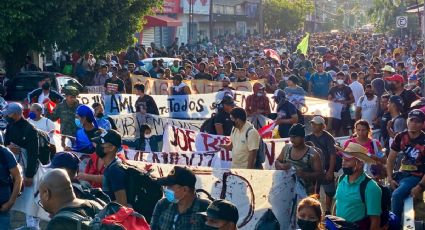 Caravana de migrantes marcha desde Chiapas rumbo a CDMX: FOTOS