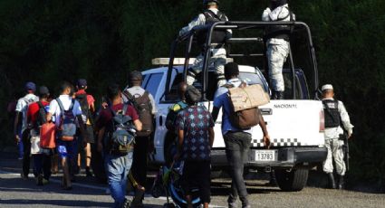 Caravana migrante ATERRORIZADOS por represión camino a la frontera