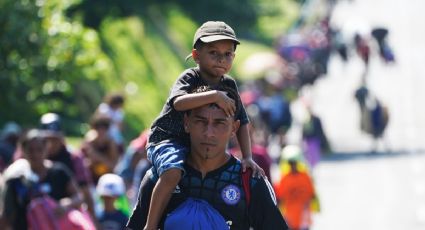 Niños migrantes: el dolor y angustia que viven durante el recorrido de la caravana
