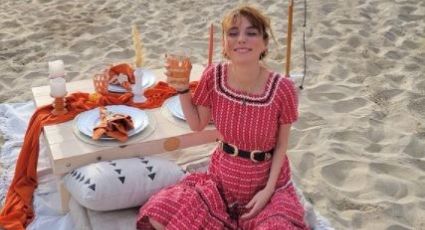 Natalia Téllez celebra un baby shower ÚNICO; playa, sol y arena: FOTOS