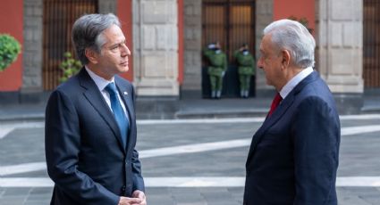 Antony Blinken da recorrido por Palacio Nacional en México y agradece a AMLO: FOTOS