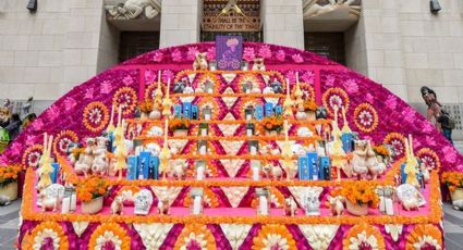 Enorme ofrenda de Día de muertos llega a NY; Rockefeller Center se decanta por tradiciones mexicanas