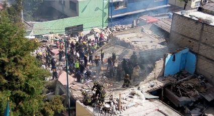 Registran fuerte explosión por gas en Ciudad de México; colapsa casa