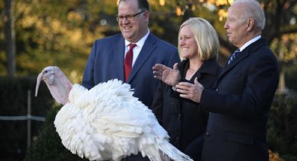 Joe Biden conserva la tradición y perdona la vida de dos pavos previo al Día de Acción de Gracias