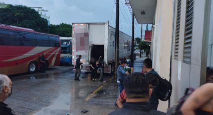 Descubren a 600 migrantes hacinados en dos tráileres en Veracruz; iban para EU