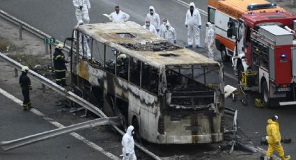 Tragedia en Bulgaria: 46 turistas mueren CALCINADOS por choque del autobús en el que viajaban