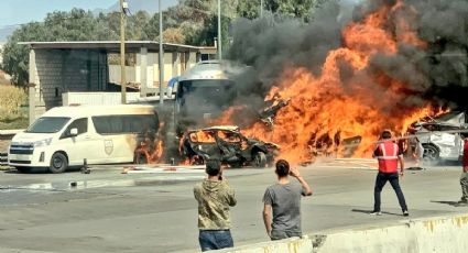 Choque múltiple en la autopista México-Puebla deja al menos 15 muertos