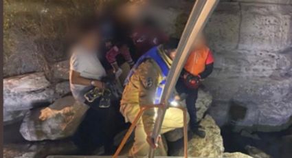 Rescatan en el Río Bravo a cinco MIGRANTES, entre ellos 3 niños, atrapados en las PIEDRAS