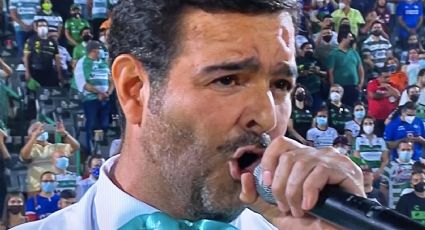 ¡Ni Ángela Aguilar! Pablo Montero se equivoca al cantar el himno mexicano y enfurece a las redes: VIDEO.