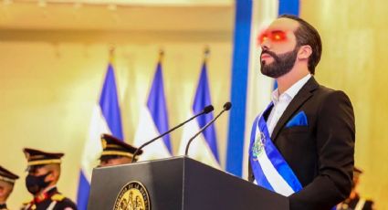 Nayib Bukele, presidente de El Salvador, se 'pone' ojos láser para apoyar el Bitcoin