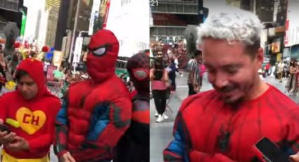 J Balvin se convierte en un HÉROE y sorprende a sus fans vestido como Spiderman: VIDEO