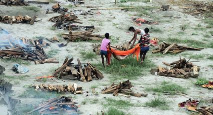 Una TERRIBLE crisis: El Río Ganges sirvió como TUMBA para miles de muertos por Covid-19 en India