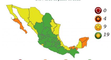 México se "pinta" de VERDE con semáforo epidemiológico; así van los casos ESTADO por ESTADO de Covid-19