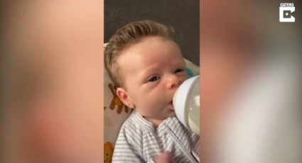 ¡Qué hermoso! Este bebé de 5 meses tiene un mejor CABELLO que tú