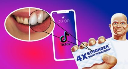 TikTok viraliza blanquear dientes con Mr. Clean Magic Eraser; dentistas alertan por PELIGRO