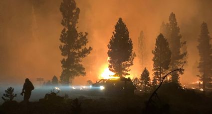 El incendio de Oregon está cambiando el clima; aún se espera lo peor