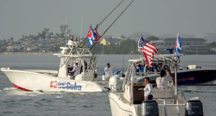 ¡Apoyo a Cuba! Flotilla parte de Miami al país caribeño: VIDEO