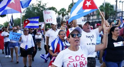 Cubanos marchan 2 mil kilómetros desde Miami para EXIGIR a Biden levantar el bloqueo a la isla