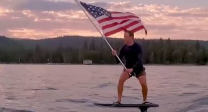 Mark Zuckerberg surfea con la bandera de EU para festejar el 4 de julio y desata una lluvia de MEMES