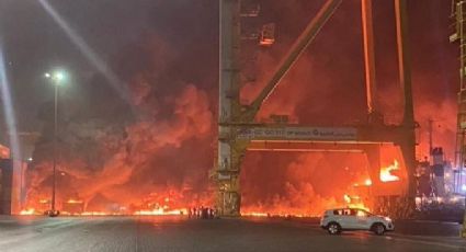 ÚLTIMA HORA: Reportan VIOLENTA explosión en puerto de Dubái; esto se sabe al momento
