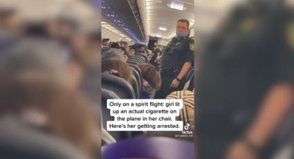 ¡No le importó! Mujer comienza a FUMAR en pleno vuelo y los pasajeros enloquecen: VIDEO