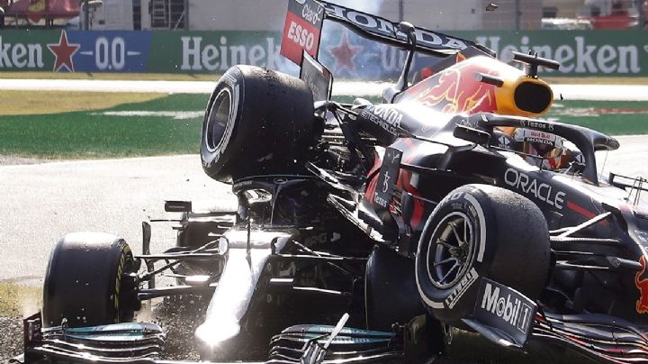 Fórmula 1: Lewis Hamilton y Max Verstappen sufren aparatoso CHOQUE en el GP de Italia (VIDEO)