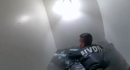 Familia queda atrapada en un sótano inundado, así lo rescataron policías de NY: VIDEO