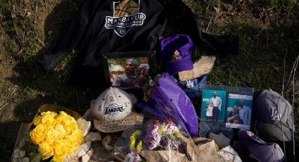 Levantan ESTATUA de Kobe Bryant y su hija en zona del accidente, a dos años de su muerte. FOTOS