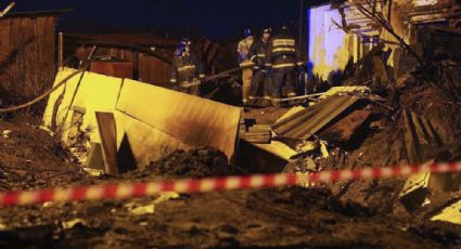Dos pilotos murieron cuando avión militar ruso se estrelló contra edificio residencial