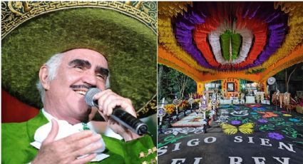 Recuerdan a Vicente Fernández con espectacular ofrenda de Día de Muertos en Jalisco; así puedes visitarla