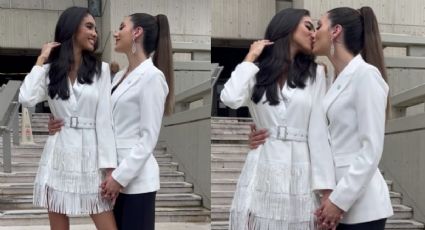 ¡Triunfó el amor! Dos ex reinas de belleza latinoamericanas se casan en boda privada