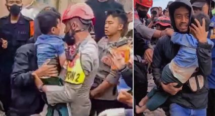 Terremoto en Indonesia: el milagroso rescate de un niño que sobrevivió dos días bajo los escombros | Video