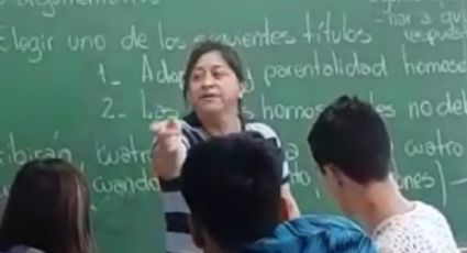 Harta del bullying a su hijo, mamá irrumpe en salón de clases y golpea a agresor | Video
