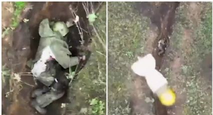 Soldado sobrevive milagrosamente a dos granadas lanzadas desde dron ucraniano | Video