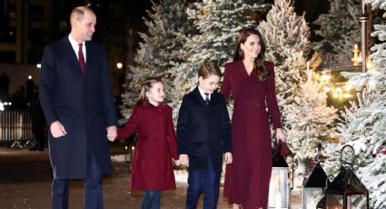 William, Kate y sus hijos lucen elegantes para encabezar evento navideño en Abadía de Westminster