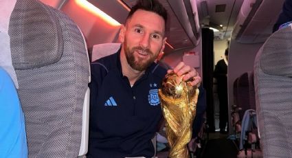 ¡Messi ya duerme con la Copa del Mundo! Despertó abrazado de ella tras conquistar Qatar 2022 | Fotos
