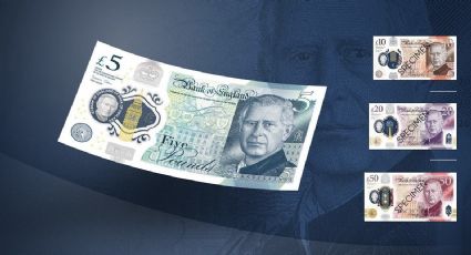 Así serán los nuevos billetes del Reino Unido con el rostro del rey Carlos III