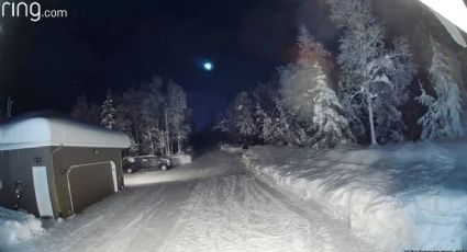 Impresionante meteorito iluminó el cielo de Alaska durante el solsticio de invierno | VIDEOS