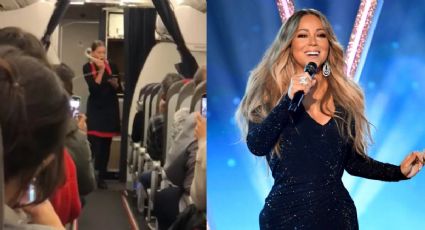 ¡Como Mariah Carey! Azafata sorprende al cantar 'All I Want for Christmas is you' en pleno vuelo | VIDEO