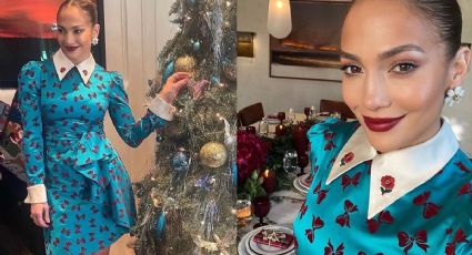 Jennifer Lopez y el tierno significado detrás de su Navidad con tema de colibrí | FOTOS