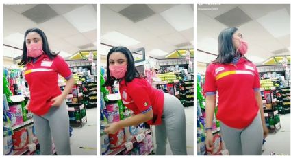 Otra cajera del Oxxo se hace VIRAL; empleada hace twerking y cliente la descubre: VIDEO