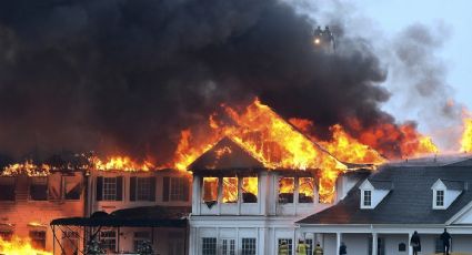 Fuerte incendio devora al club de golf Oakland Hills; tiene más de 100 años de antigüedad: VIDEOS