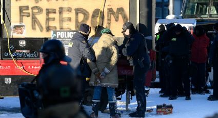 ¿Será el fin de la protesta? Al menos 100 camioneros han sido arrestados en Canadá por los bloqueos