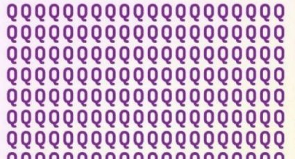 Acertijo visual: Tienes CINCO segundos para hallar la letra O en la imagen; el 90% no puede