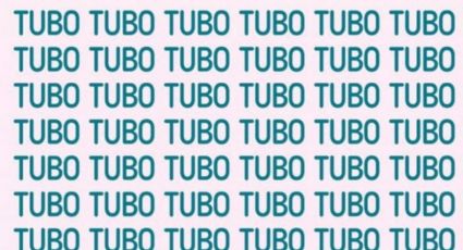 Acertijo visual: ¿Puedes encontrar la palabra TUVO en la imagen? Tienes menos de CINCO segundos