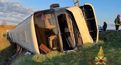 ¡Terrible accidente! Muere una refugiada ucraniana en  un accidente de autobús en Italia