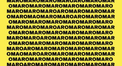 Acertijo visual: Encuentra la palabra "RAMON" en 15 segundos, ¿podrás hacerlo?