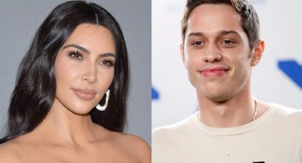 ¡Como Belinda! Kim Kardashian presume tatuaje que su novio Pete Davidson se hizo en su honor: FOTO